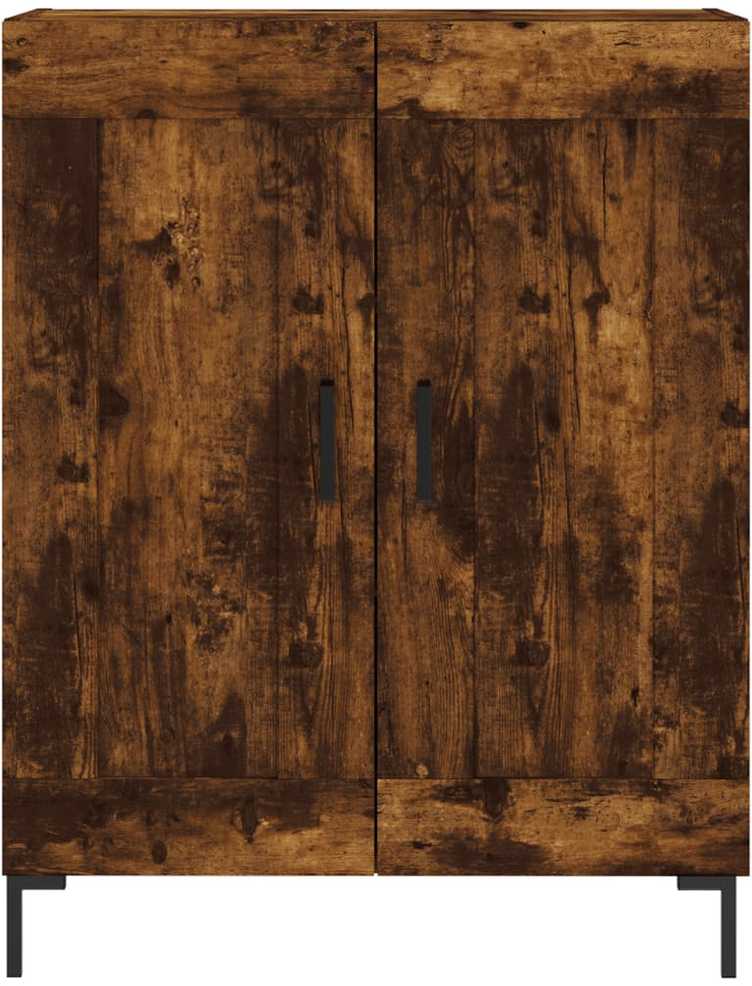 Šoninė spintelė, dūminio ąžuolo, 69,5x34x90cm, apdirbta mediena