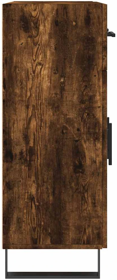 Šoninė spintelė, dūminio ąžuolo, 69,5x34x90cm, apdirbta mediena