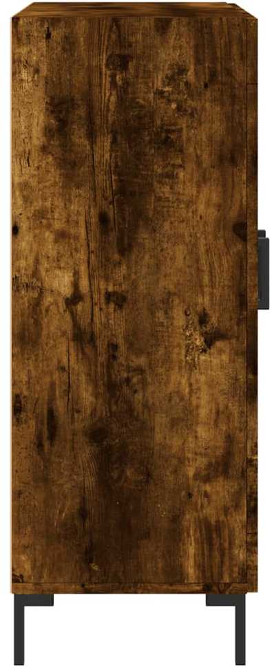 Šoninė spintelė, dūminio ąžuolo, 69,5x34x90cm, apdirbta mediena