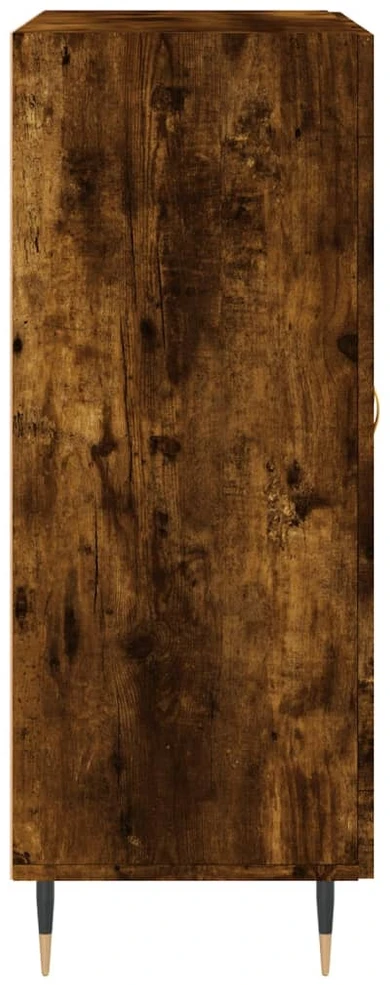 Šoninė spintelė, dūminio ąžuolo, 69,5x34x90cm, apdirbta mediena