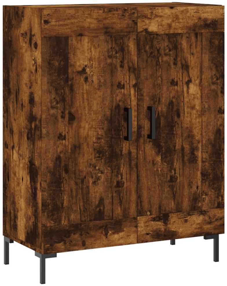 Šoninė spintelė, dūminio ąžuolo, 69,5x34x90cm, apdirbta mediena