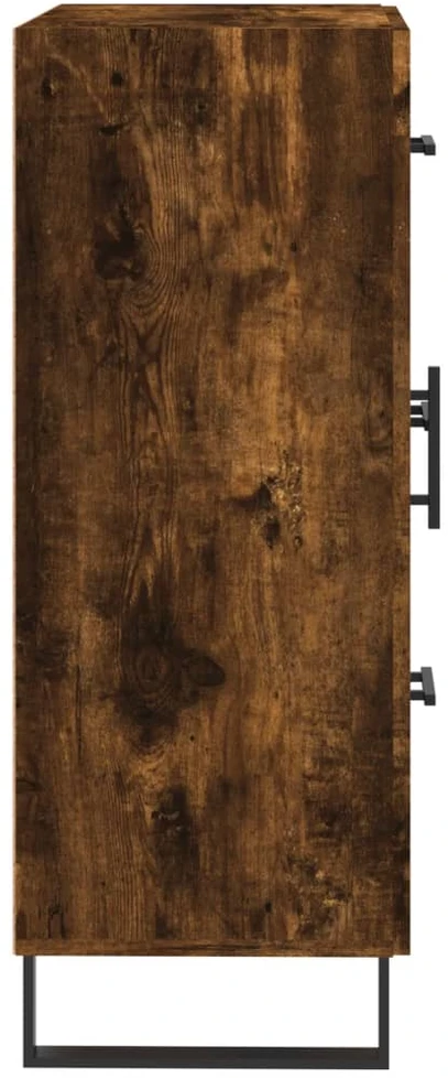 Šoninė spintelė, dūminio ąžuolo, 69,5x34x90cm, apdirbta mediena