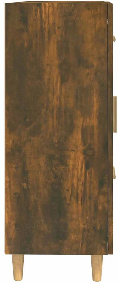 Šoninė spintelė, dūminio ąžuolo, 69,5x34x90cm, apdirbta mediena
