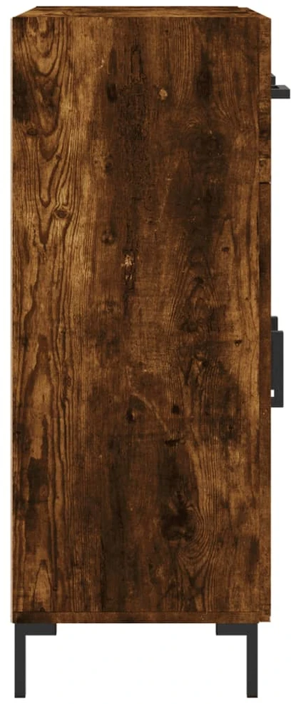 Šoninė spintelė, dūminio ąžuolo, 69,5x34x90cm, apdirbta mediena
