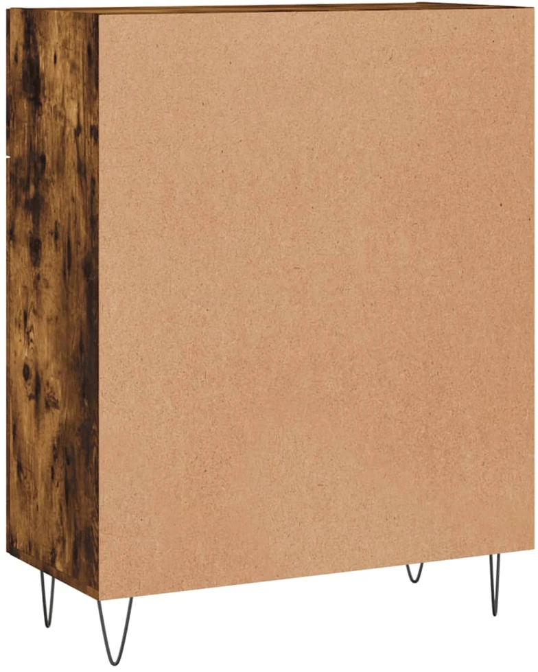 Šoninė spintelė, dūminio ąžuolo, 69,5x34x90cm, apdirbta mediena