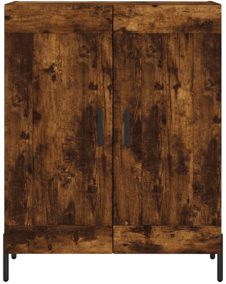 Šoninė spintelė, dūminio ąžuolo, 69,5x34x90cm, apdirbta mediena