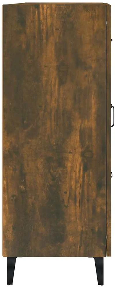 Šoninė spintelė, dūminio ąžuolo, 69,5x34x90cm, apdirbta mediena
