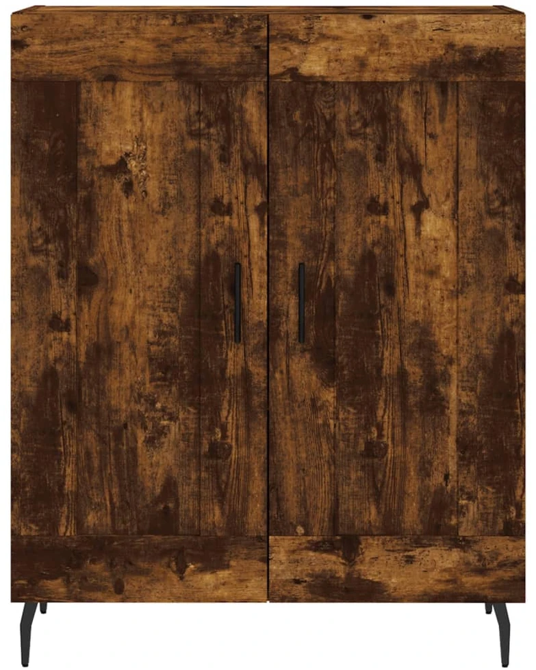 Šoninė spintelė, dūminio ąžuolo, 69,5x34x90cm, apdirbta mediena