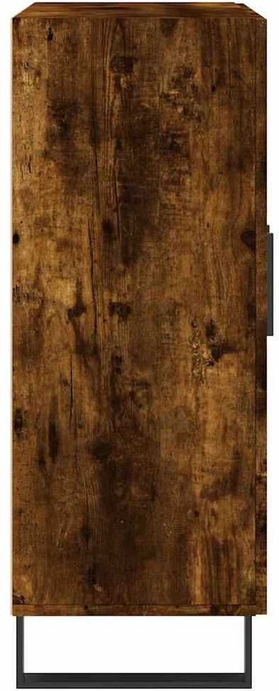 Šoninė spintelė, dūminio ąžuolo, 69,5x34x90cm, apdirbta mediena