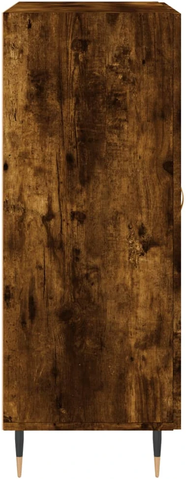 Šoninė spintelė, dūminio ąžuolo, 69,5x34x90cm, apdirbta mediena