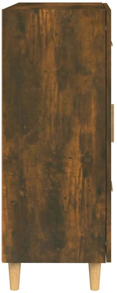 Šoninė spintelė, dūminio ąžuolo, 69,5x34x90cm, apdirbta mediena