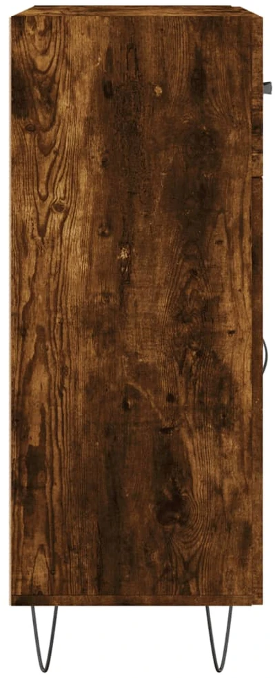 Šoninė spintelė, dūminio ąžuolo, 69,5x34x90cm, apdirbta mediena
