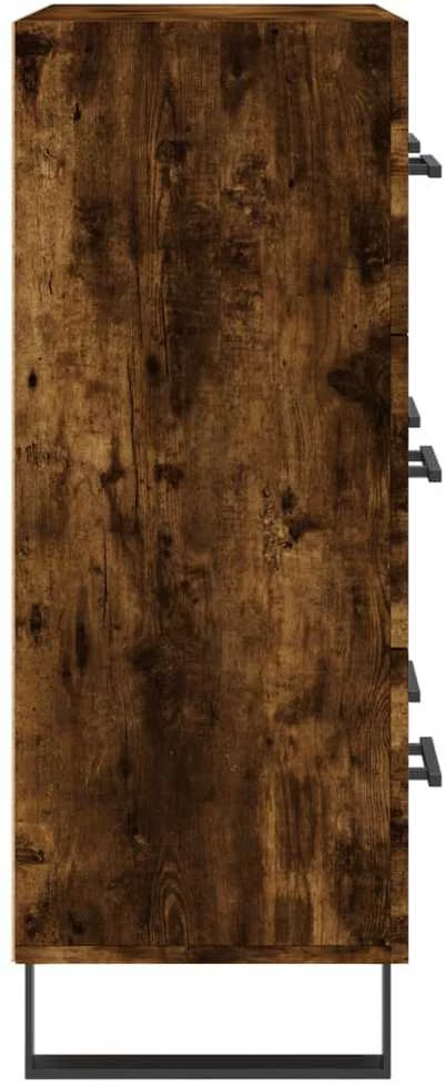 Šoninė spintelė, dūminio ąžuolo, 69,5x34x90cm, apdirbta mediena