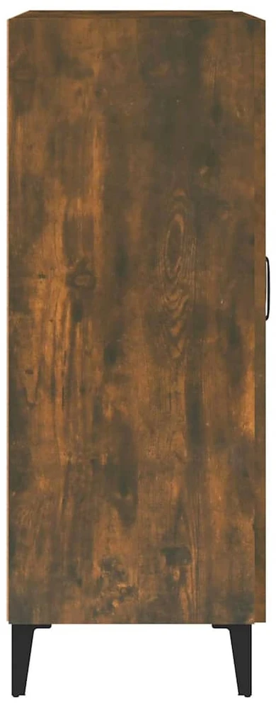 Šoninė spintelė, dūminio ąžuolo, 69,5x34x90cm, apdirbta mediena