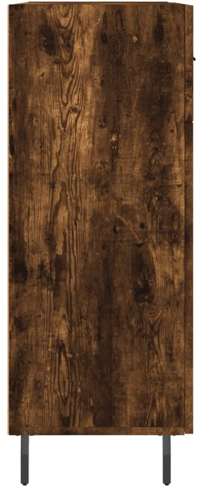 Šoninė spintelė, dūminio ąžuolo, 69,5x34x90cm, apdirbta mediena