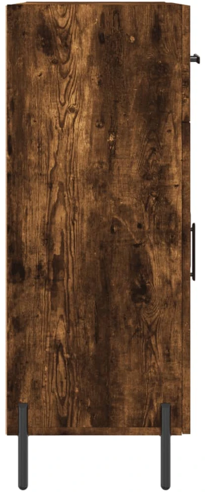 Šoninė spintelė, dūminio ąžuolo, 69,5x34x90cm, apdirbta mediena