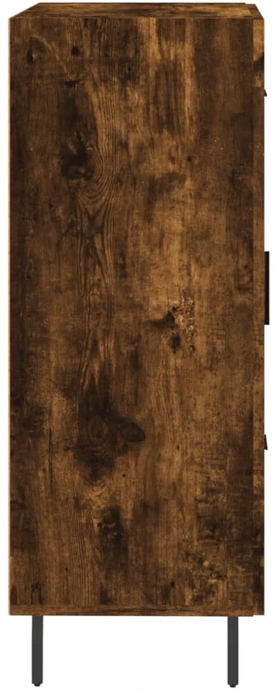 Šoninė spintelė, dūminio ąžuolo, 69,5x34x90cm, apdirbta mediena