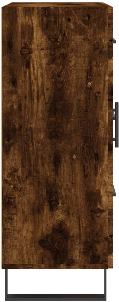 Šoninė spintelė, dūminio ąžuolo, 69,5x34x90cm, apdirbta mediena