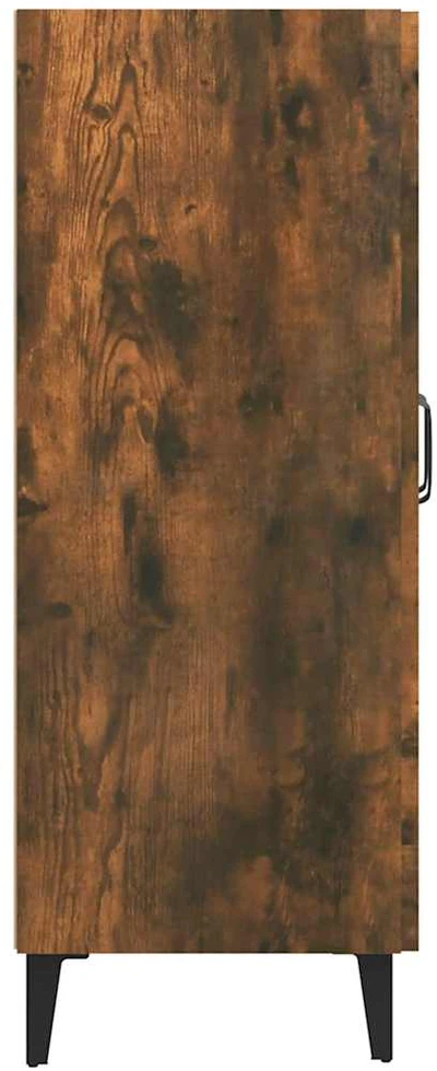 Šoninė spintelė, dūminio ąžuolo, 69,5x34x90cm, apdirbta mediena
