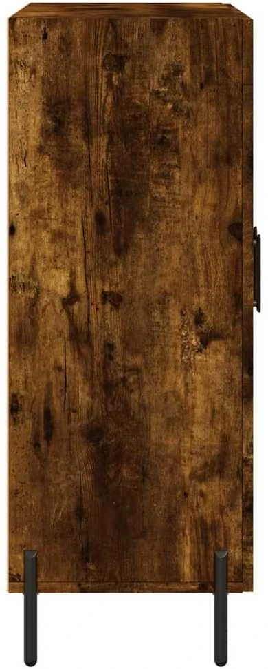 Šoninė spintelė, dūminio ąžuolo, 69,5x34x90cm, apdirbta mediena