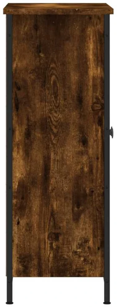 Šoninė spintelė, dūminio ąžuolo, 70x30x80cm, apdirbta mediena