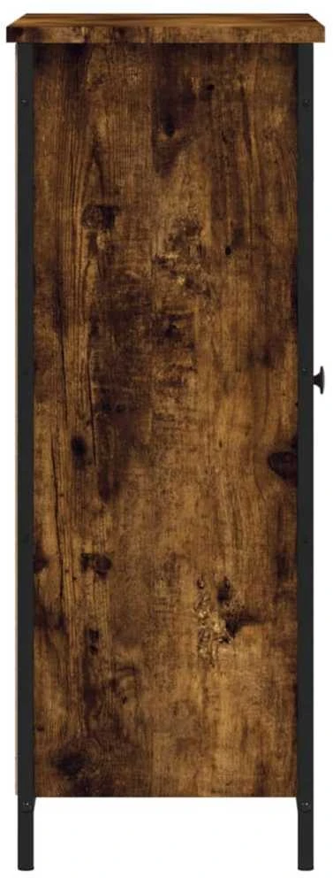 Šoninė spintelė, dūminio ąžuolo, 70x30x80cm, apdirbta mediena