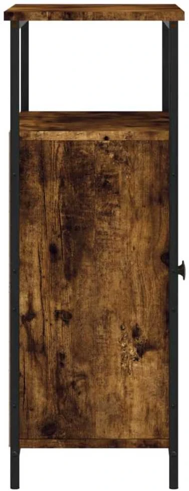 Šoninė spintelė, dūminio ąžuolo, 70x30x80cm, apdirbta mediena