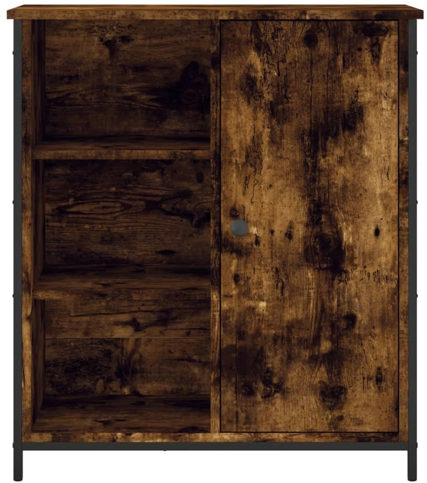 Šoninė spintelė, dūminio ąžuolo, 70x30x80cm, apdirbta mediena