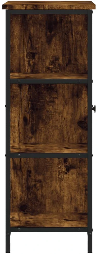 Šoninė spintelė, dūminio ąžuolo, 70x30x80cm, apdirbta mediena