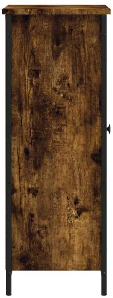 Šoninė spintelė, dūminio ąžuolo, 70x30x80cm, apdirbta mediena