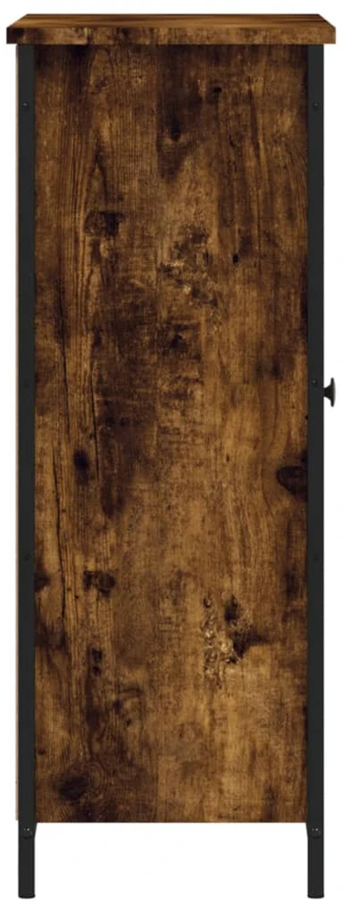 Šoninė spintelė, dūminio ąžuolo, 70x30x80cm, apdirbta mediena