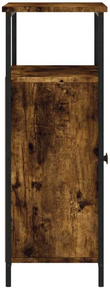 Šoninė spintelė, dūminio ąžuolo, 70x30x80cm, apdirbta mediena