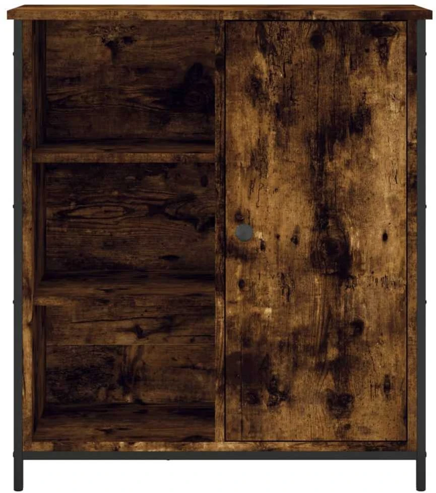 Šoninė spintelė, dūminio ąžuolo, 70x30x80cm, apdirbta mediena