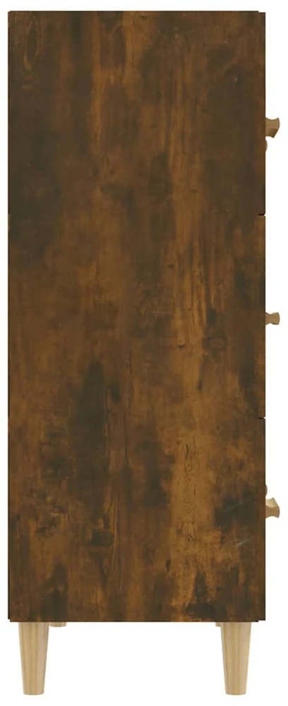 Šoninė spintelė, dūminio ąžuolo, 70x34x90cm, apdirbta mediena