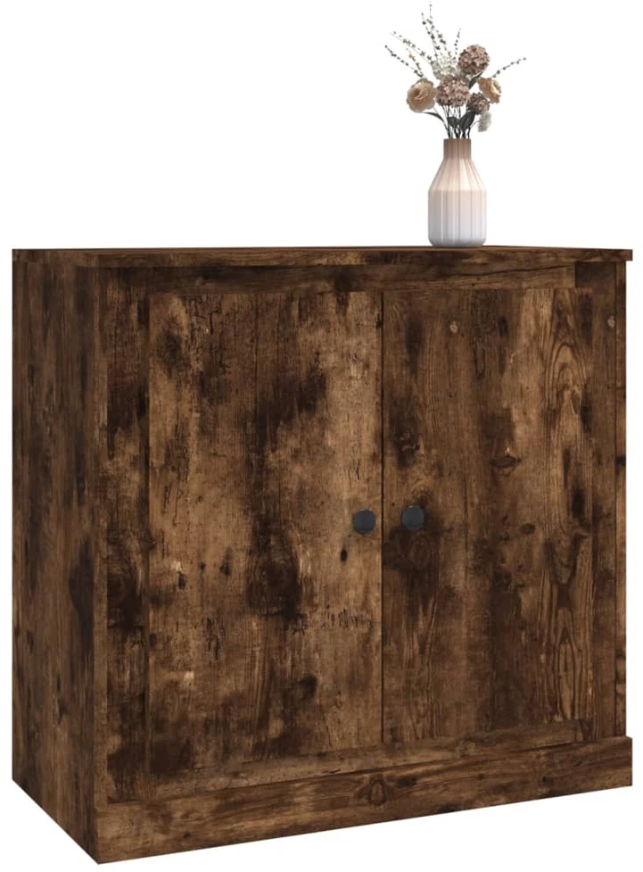 Šoninė spintelė, dūminio ąžuolo, 70x35,5x67,5cm, mediena