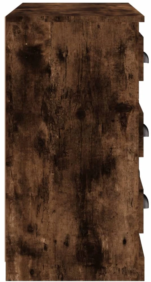 Šoninė spintelė, dūminio ąžuolo, 70x35,5x67,5cm, mediena