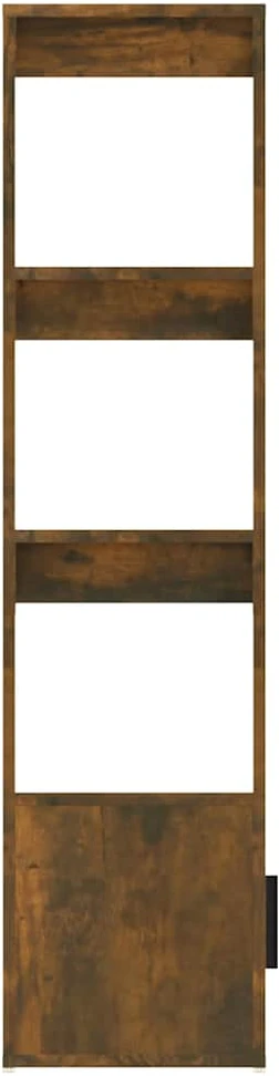 Šoninė spintelė, dūminio ąžuolo, 80x30x119,5cm, mediena