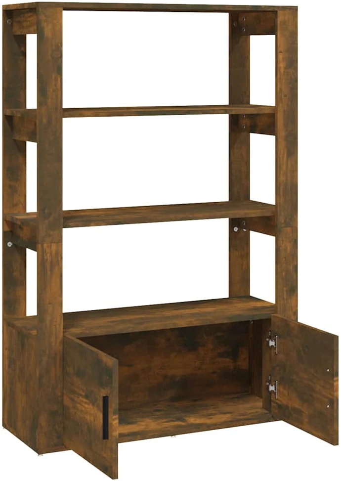 Šoninė spintelė, dūminio ąžuolo, 80x30x119,5cm, mediena
