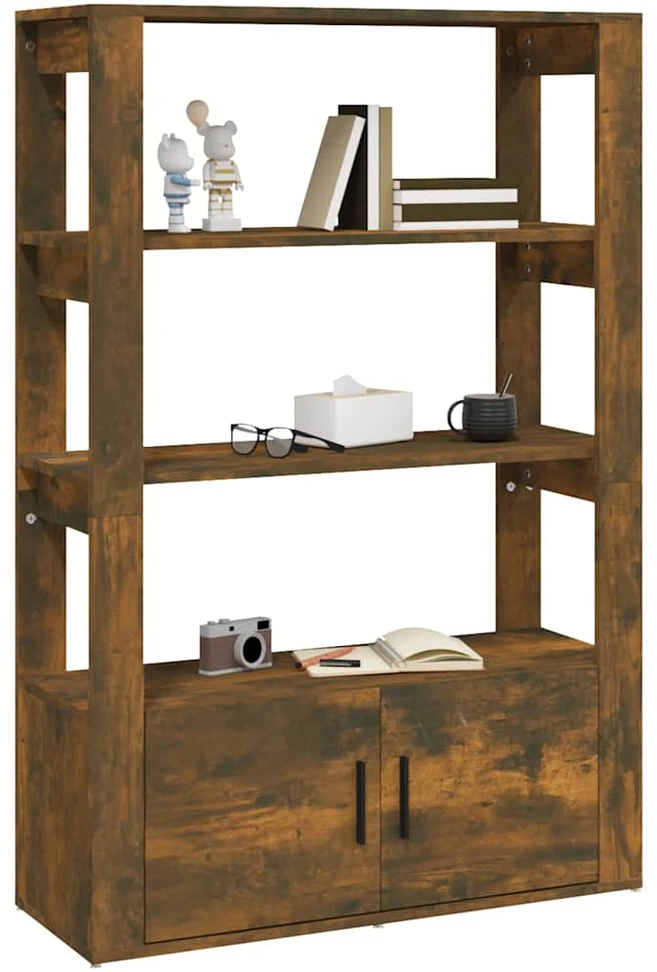 Šoninė spintelė, dūminio ąžuolo, 80x30x119,5cm, mediena