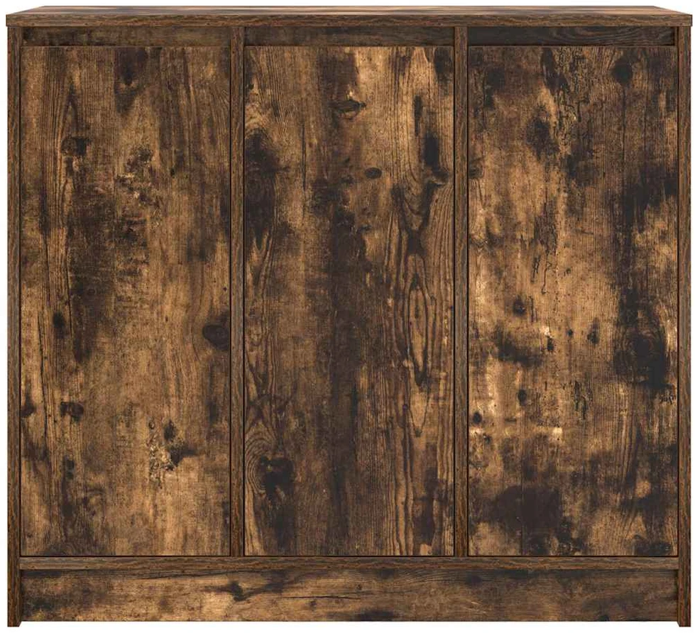 Šoninė spintelė, dūminio ąžuolo, 85x34x76 cm, apdirbta mediena