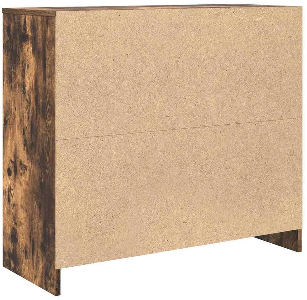 Šoninė spintelė, dūminio ąžuolo, 85x34x76 cm, apdirbta mediena
