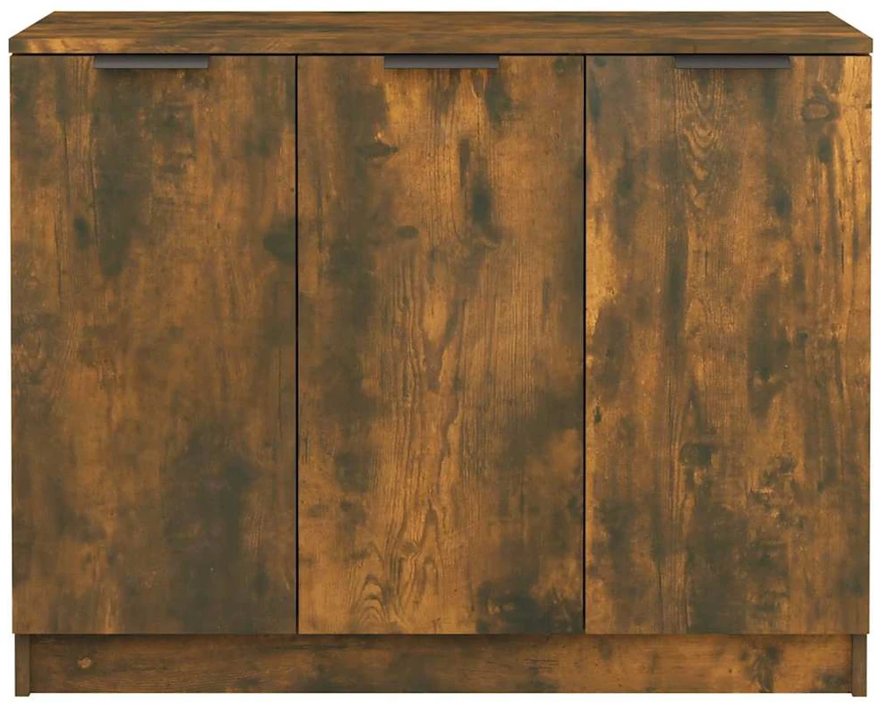 Šoninė spintelė, dūminio ąžuolo, 90,5x30x70cm, apdirbta mediena