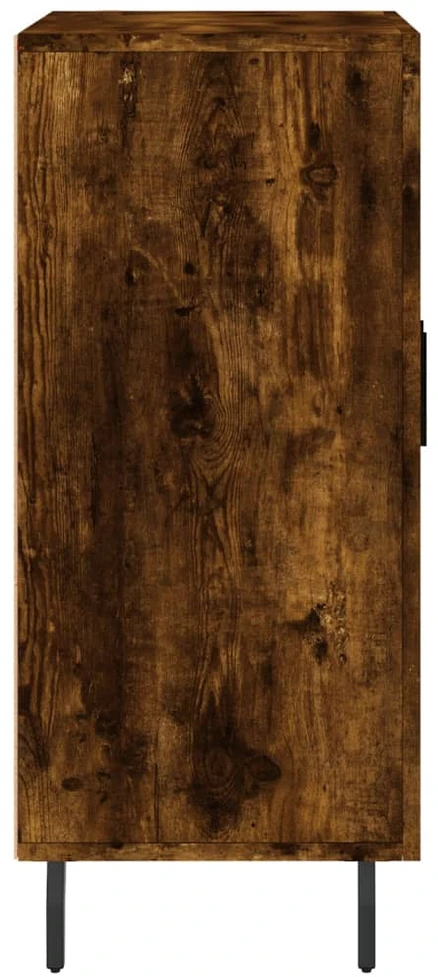 Šoninė spintelė, dūminio ąžuolo, 90x34x80cm, apdirbta mediena