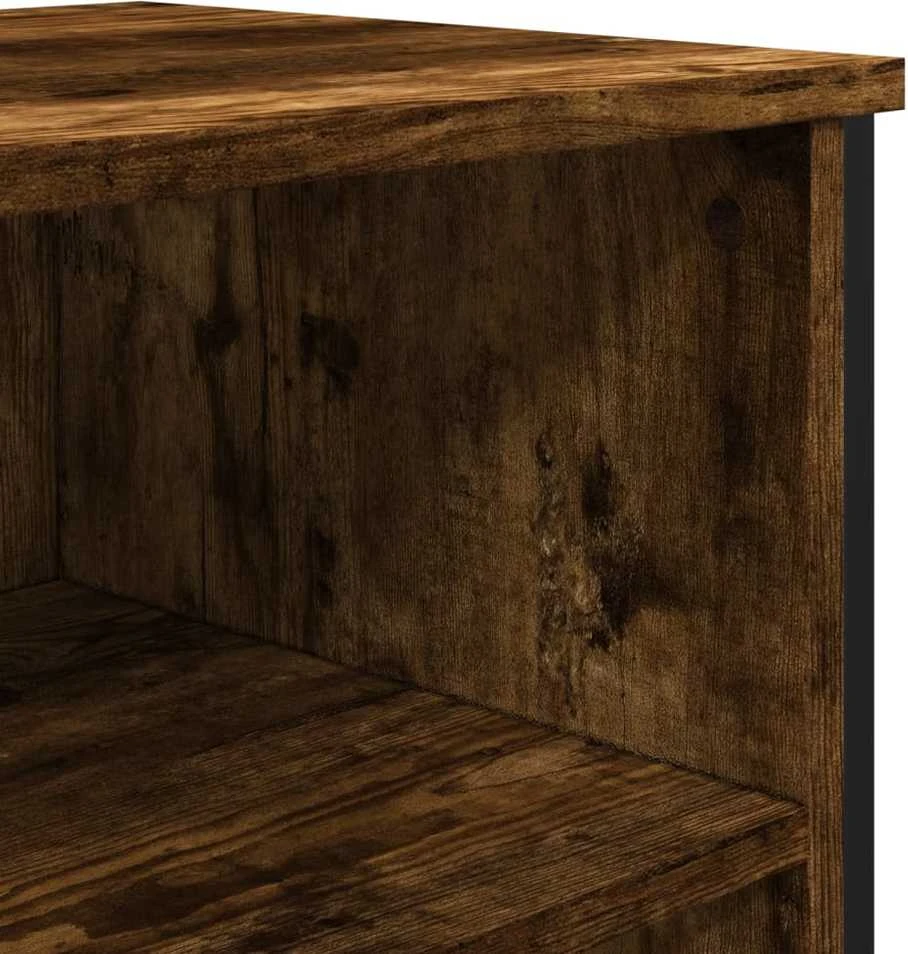 Šoninė spintelė, dūminio ąžuolo, 91x35,5x74,5cm, mediena
