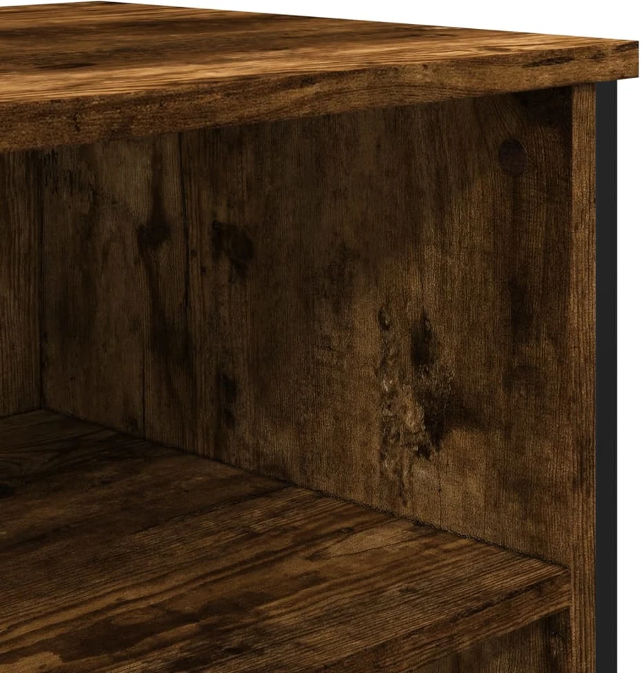 Šoninė spintelė, dūminio ąžuolo, 91x35,5x74,5cm, mediena