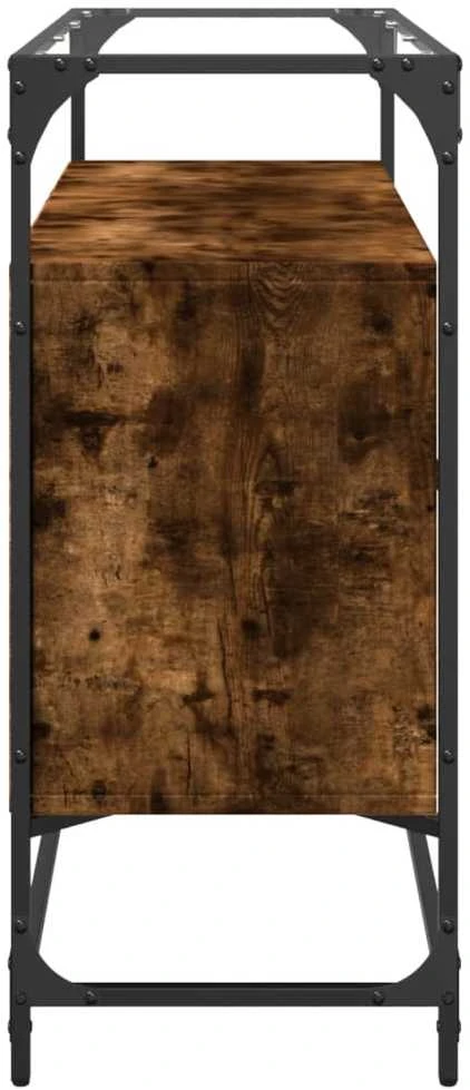 Šoninė spintelė, dūminio ąžuolo, 98x35x81cm, mediena