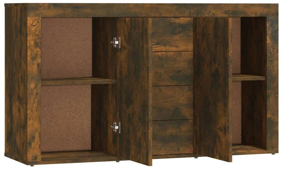 Šoninė spintelė, dūminio ąžuolo spalvos, 120x36x69cm, mediena
