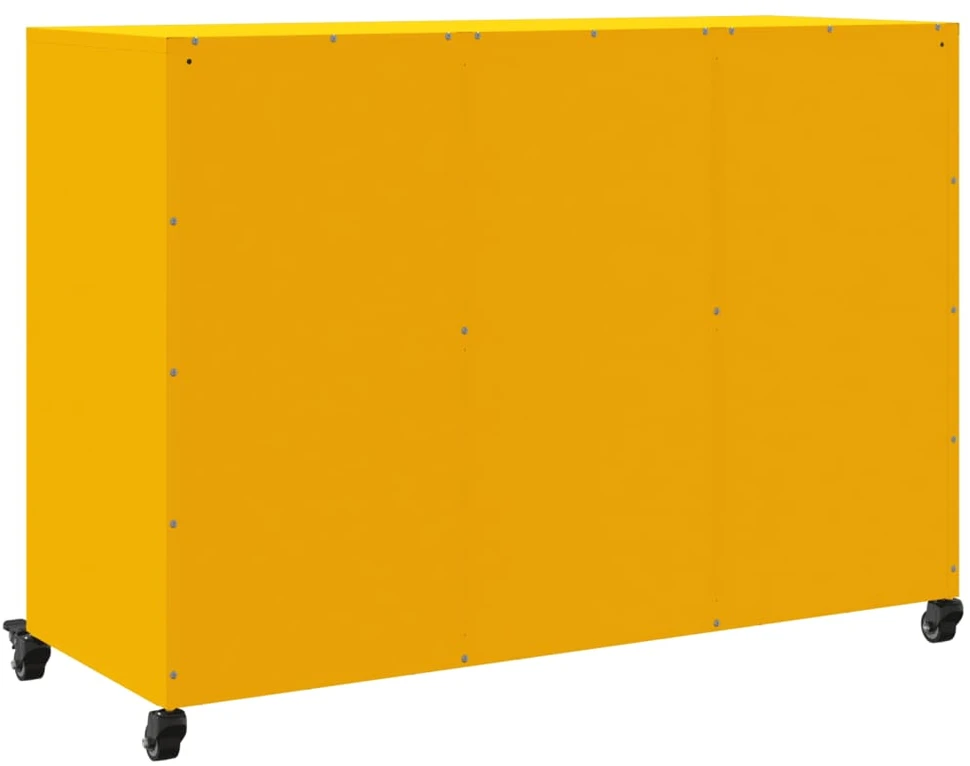 Šoninė spintelė, garstyčių, 100,5x39x72cm, plienas