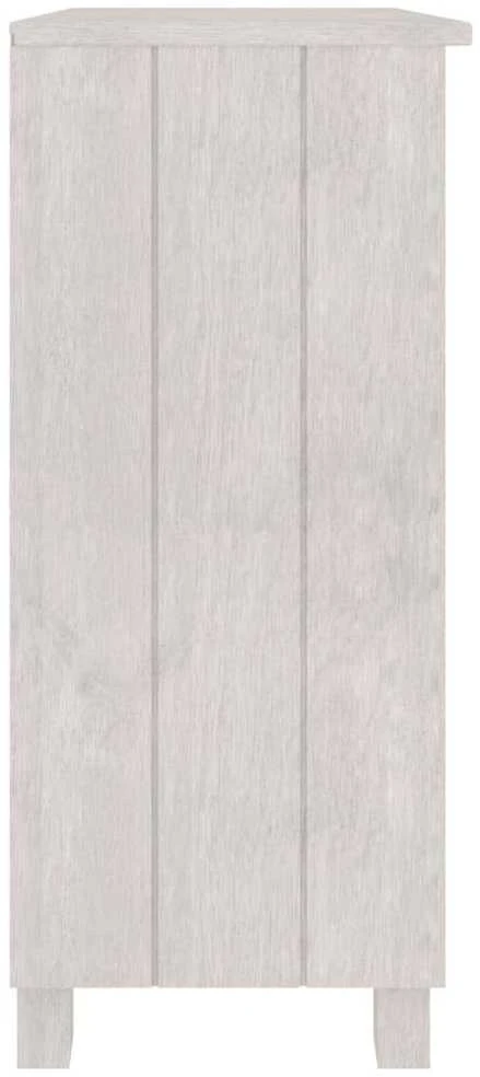 Šoninė spintelė HAMAR, balta, 85x35x80cm, pušies masyvas