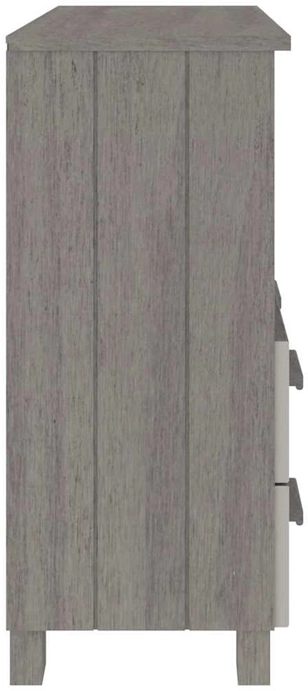 Šoninė spintelė HAMAR, šviesiai pilka, 85x35x80cm, pušis